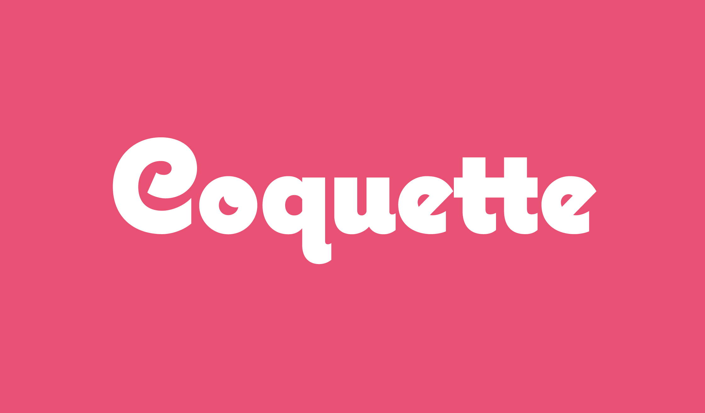 Coquette sample 1
