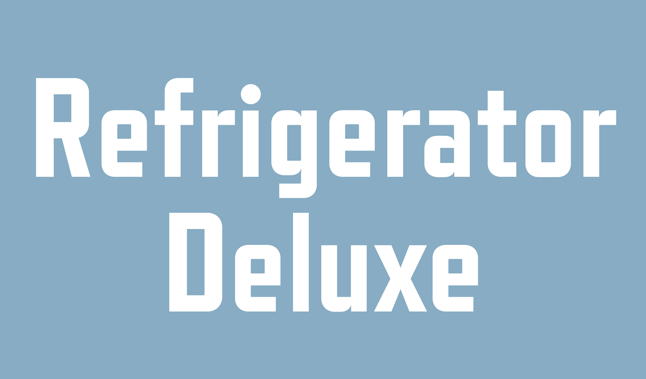 Refrigerator Deluxe sample 1