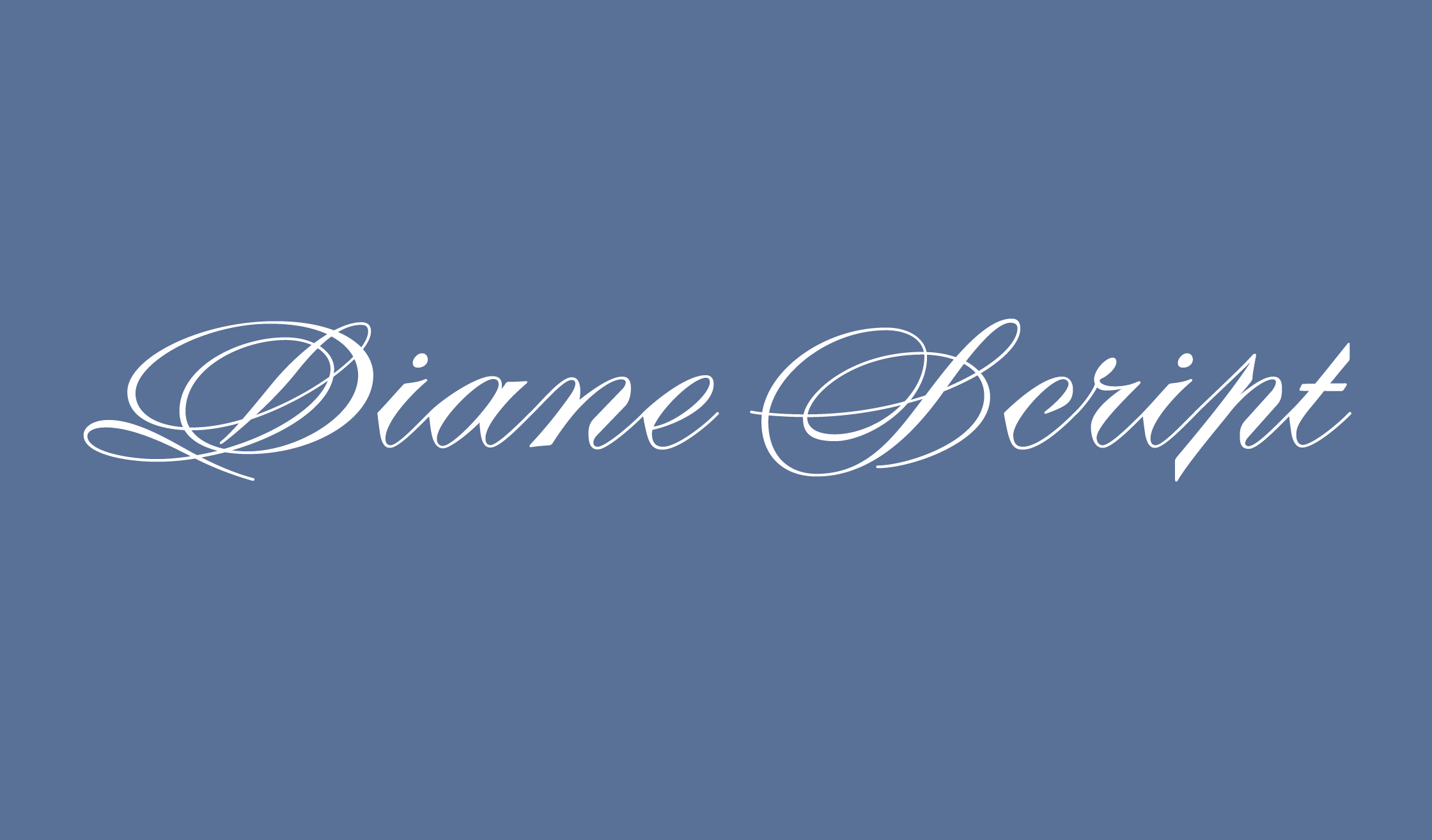 Diane Script sample 1