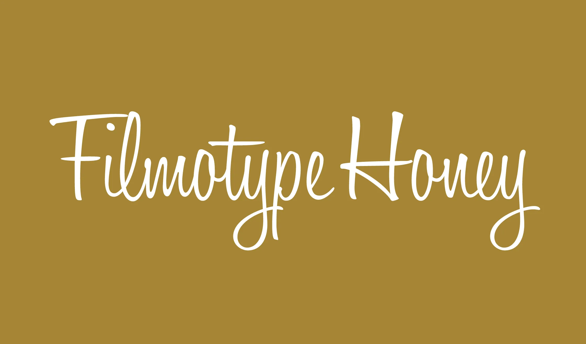 Filmotype Honey sample