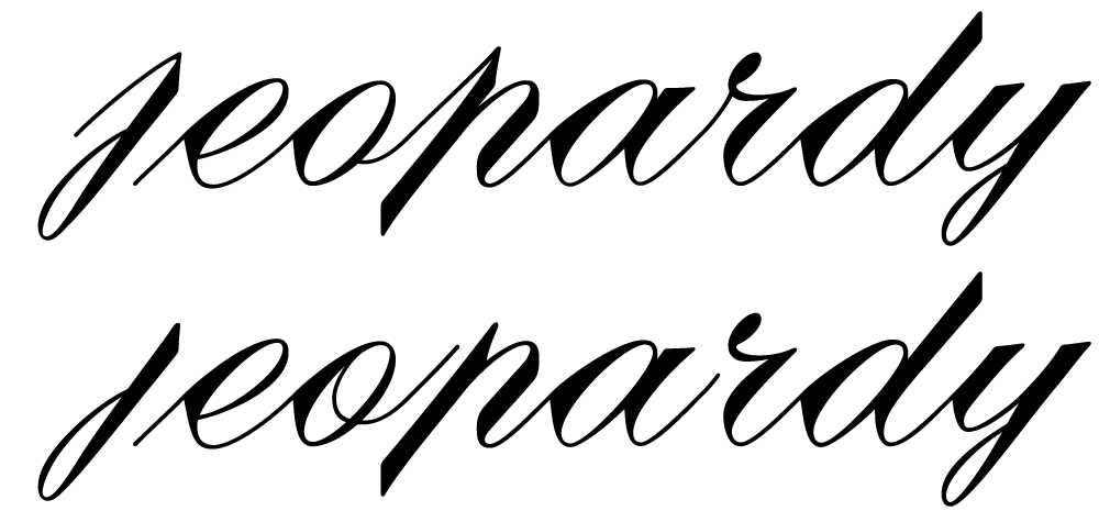 Alternate 'prototype' lowercase characters. Alternate 'prototype' lowercase characters.