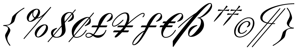 Additional characters needed to be designed for the fonts. Additional characters needed to be designed.